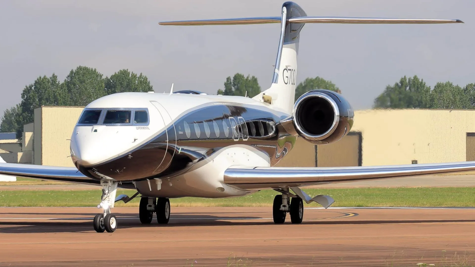 Gulfstream G700 on tarmac