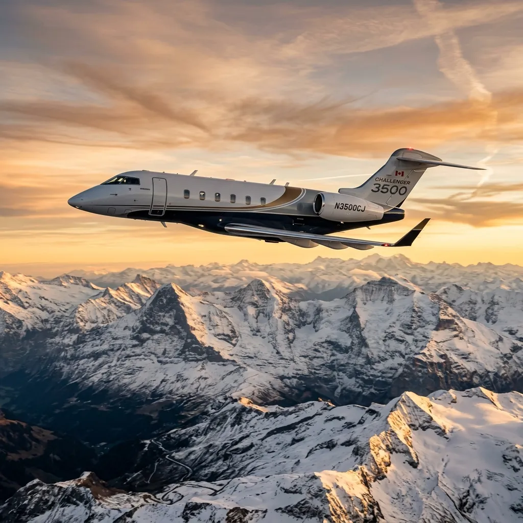 Challenger 3500 Charter Cost
