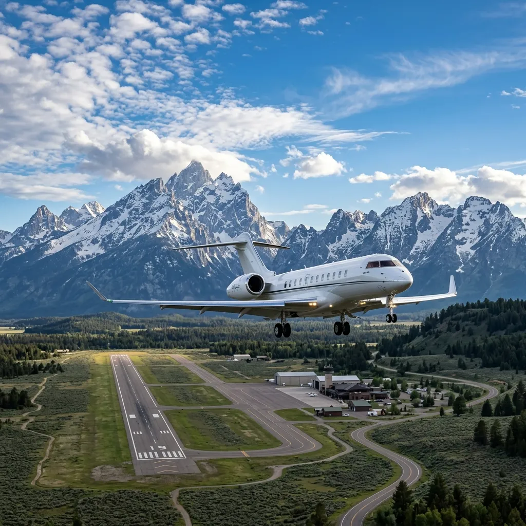 Flying Private to Jackson Hole