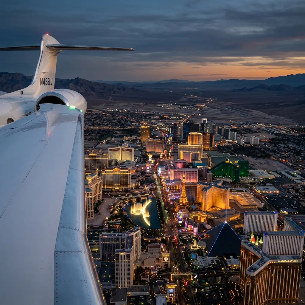 Flying Private to Las Vegas: Henderson, North Las Vegas, and the Strip