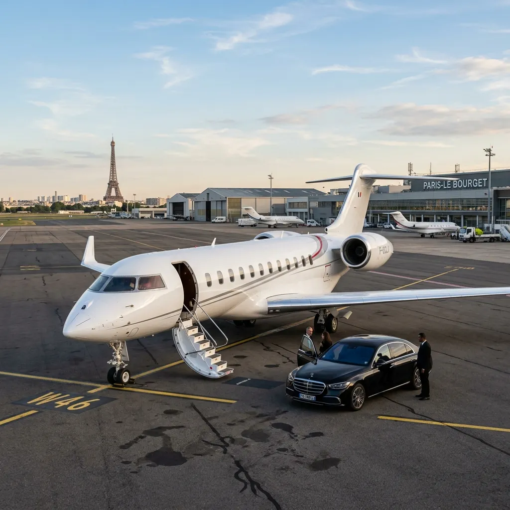 Flying Private to Paris
