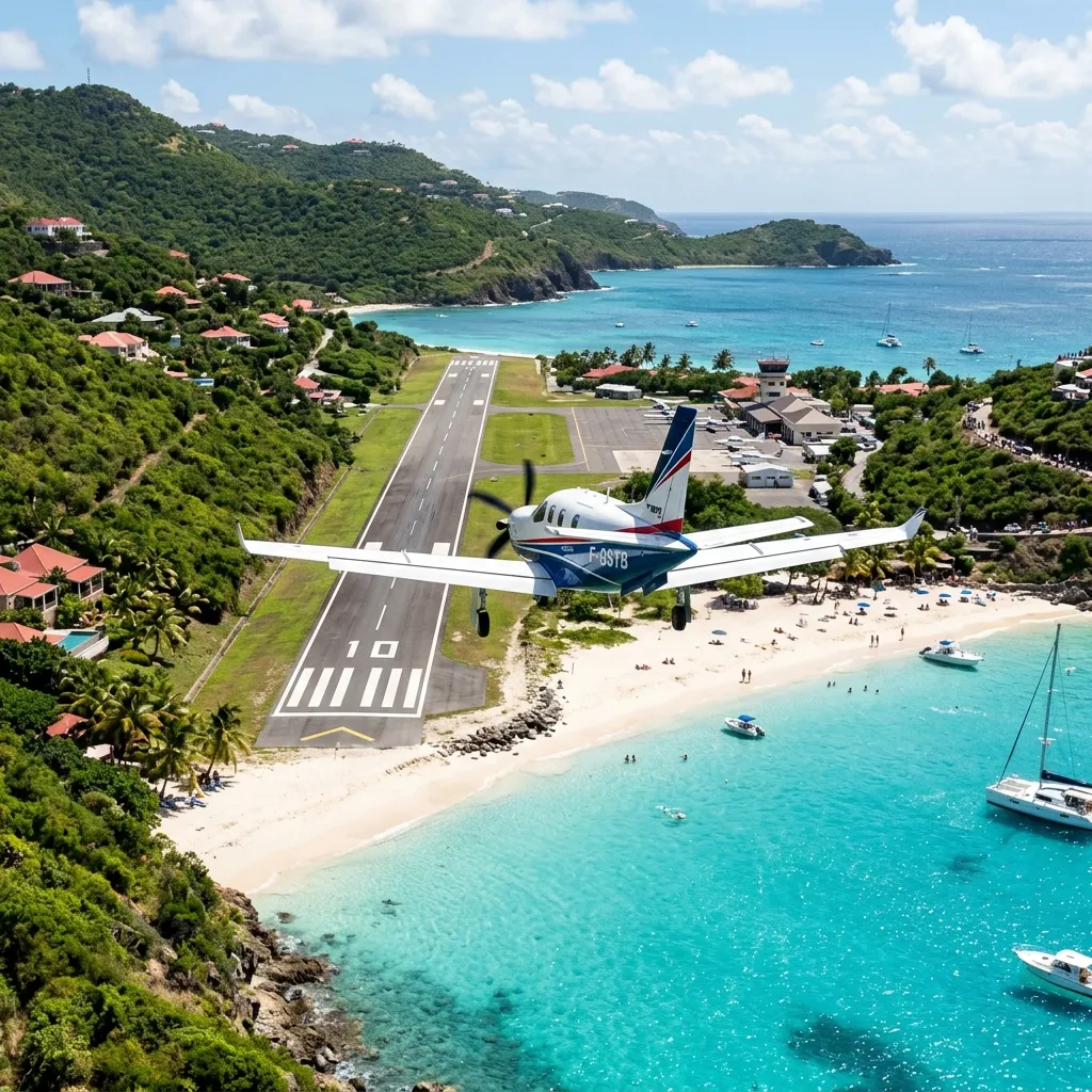 Flying Private to St. Barths