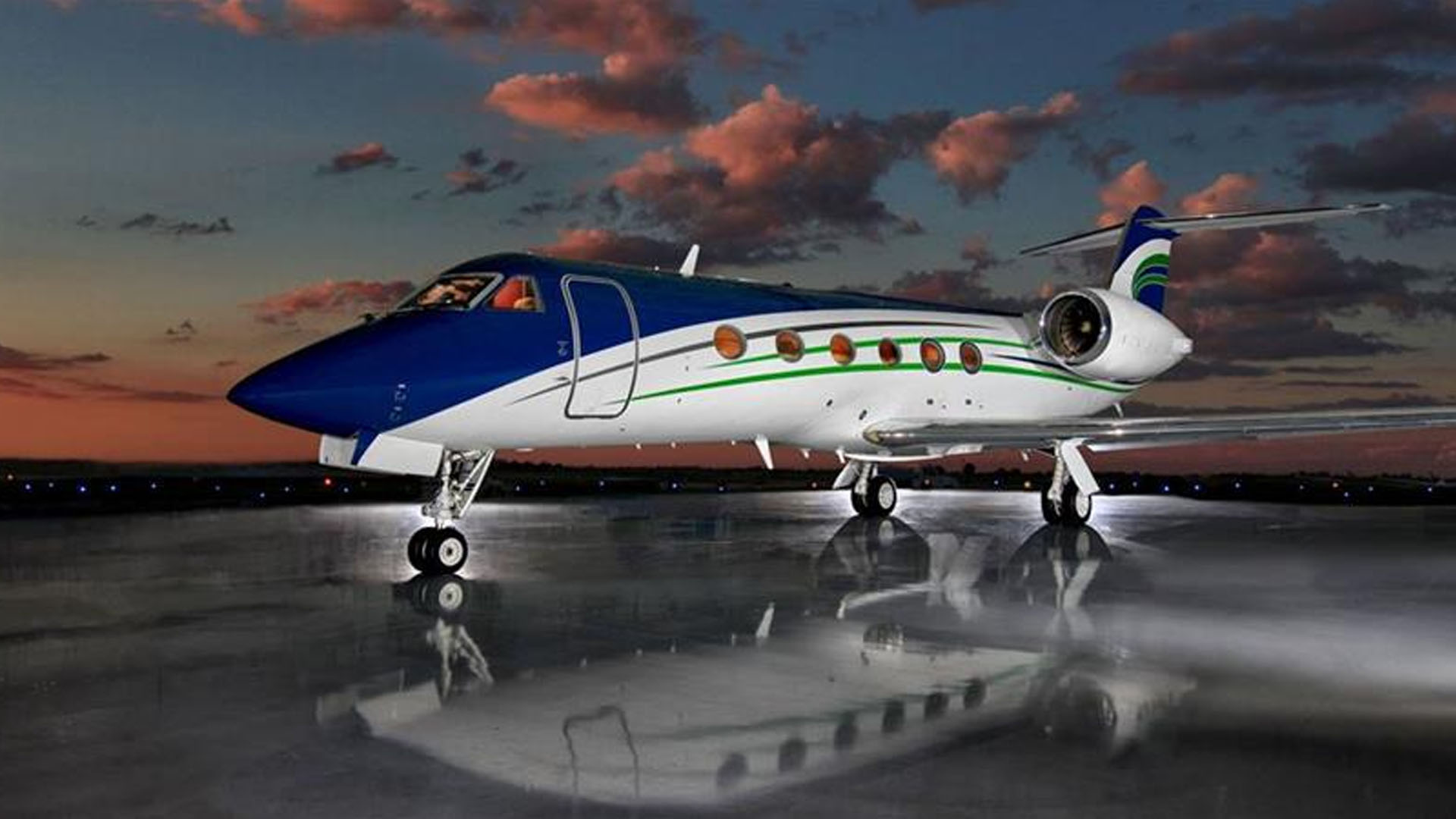 N290PS Fixed wing multi-engine private jet