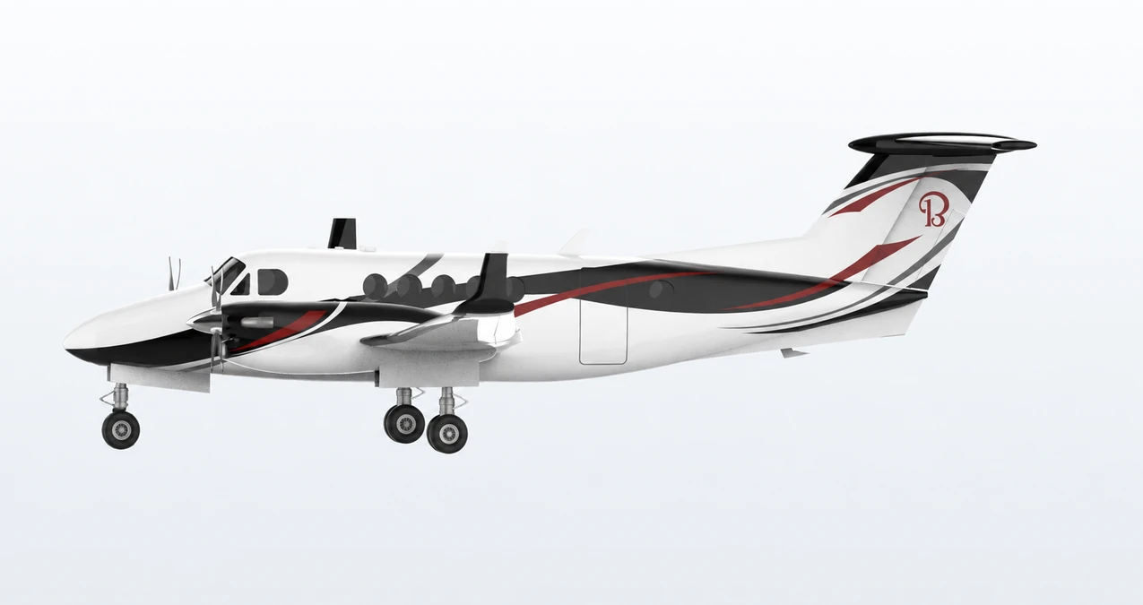 Beechcraft King Air 260 side profile