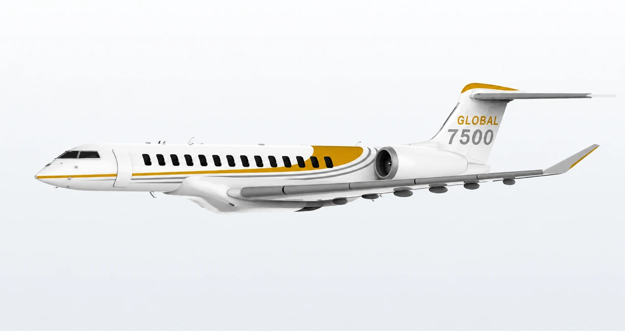 Bombardier Global 7500 side profile