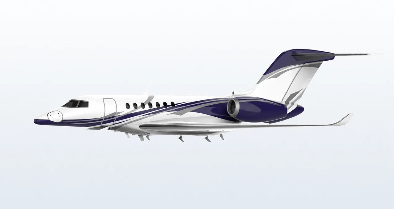 Cessna Citation Longitude side profile