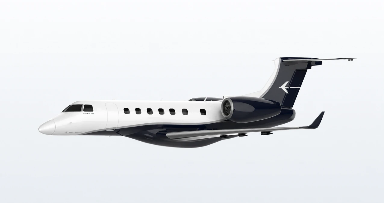 Embraer Legacy 500 side profile