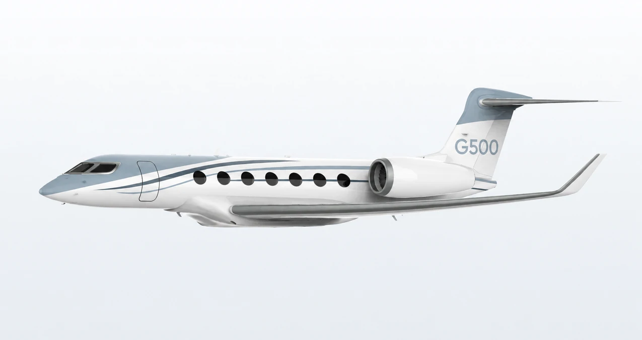 Gulfstream G500 side profile