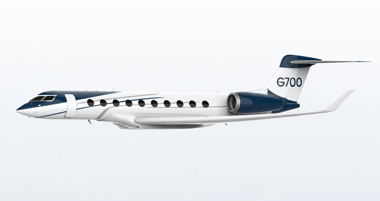Gulfstream G700 side profile